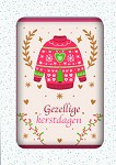 kerstkaartenset
12 kleine kaartjes
1 motief